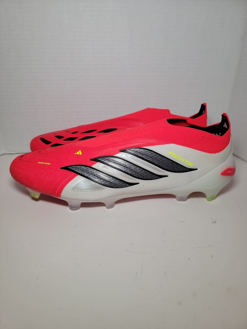 adidas Predator Elite LL FG Soccer Cleats White Red Men's ’s Size 13 JS0407